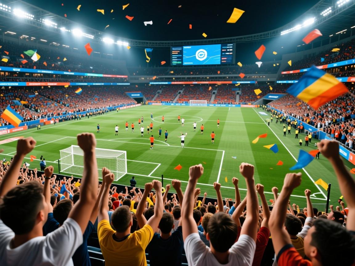 乐鱼体育登录入口-欢呼雀跃的足球狂欢，全民热情无限