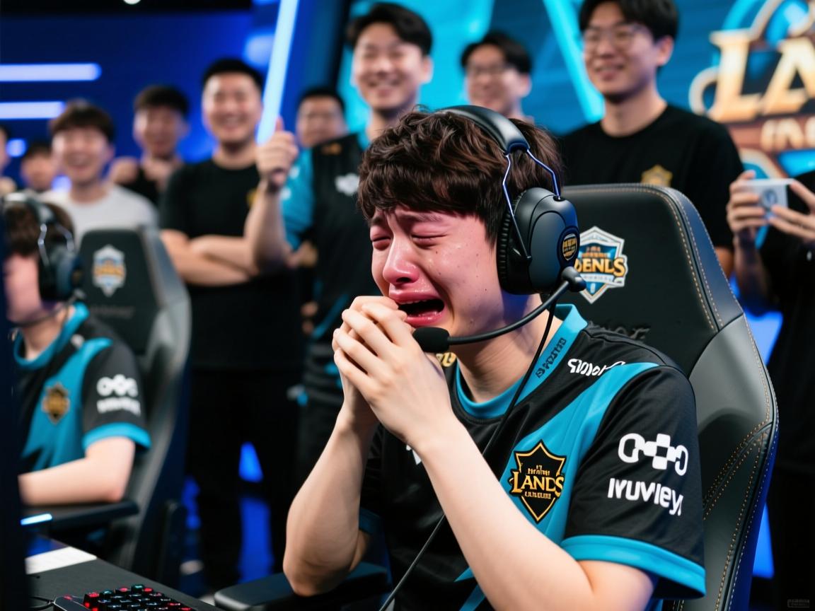 乐鱼app-LOL赛后选手落泪引发网友共情圈粉无数，lol职业比赛选手后面的人是什么